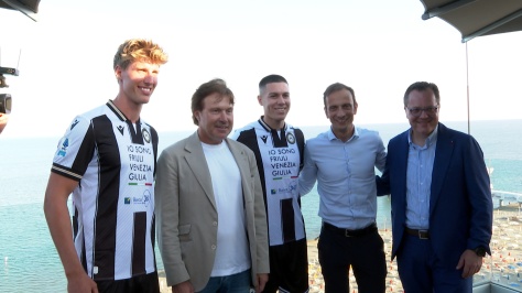Udinese: Fedriga, con IosonoFvg su maglie visibilità esponenziale