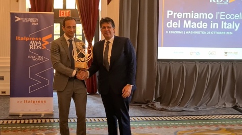Fvg-Usa: Fedriga premiato a Washington con l'Italpress Award
