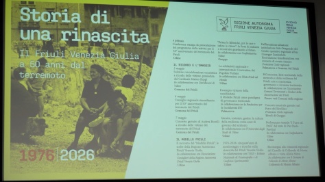 50° Terremoto: Riccardi, Amirante e Zilli, programma che onora la memoria e valorizza ciò che il terremoto ha generato come eredità attiva