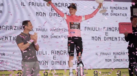 Giro Italia:Fedriga, in tappa Fvg pubblico record, visibilità mondiale