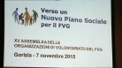 fotogramma del video XV assemblea organizzazioni di volontariato del FVG
